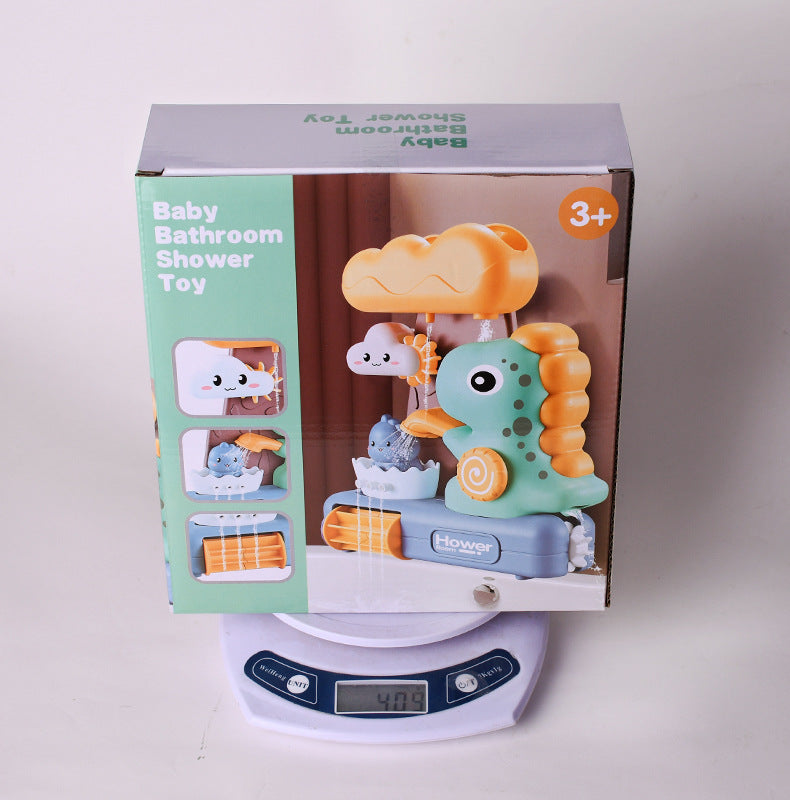 Plastic Dinosaurs Baby Bathroom Shower Toy Set