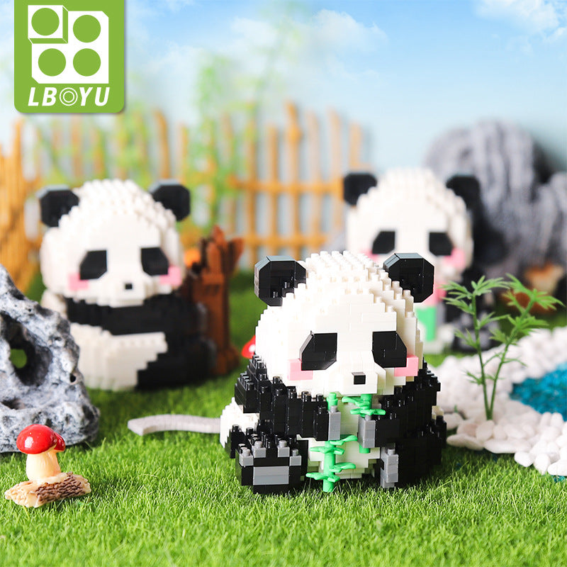 Panda - Mini Bricks Building Blocks Toys（No.7642）