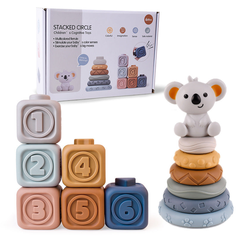 Stacked Circle Set(Koala+Block Set+Stacking Circle)