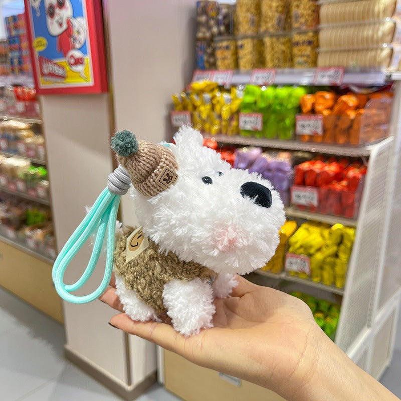 Коричневый Вест Хайленд Милая Собака Мягкая Игрушка Сумка Подвеска