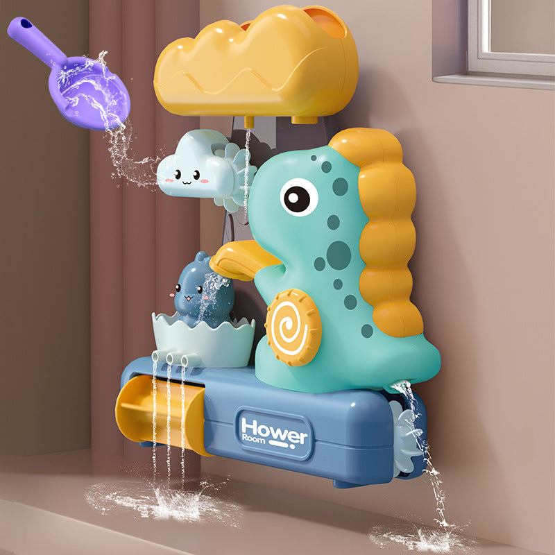 Plastic Dinosaurs Baby Bathroom Shower Toy Set