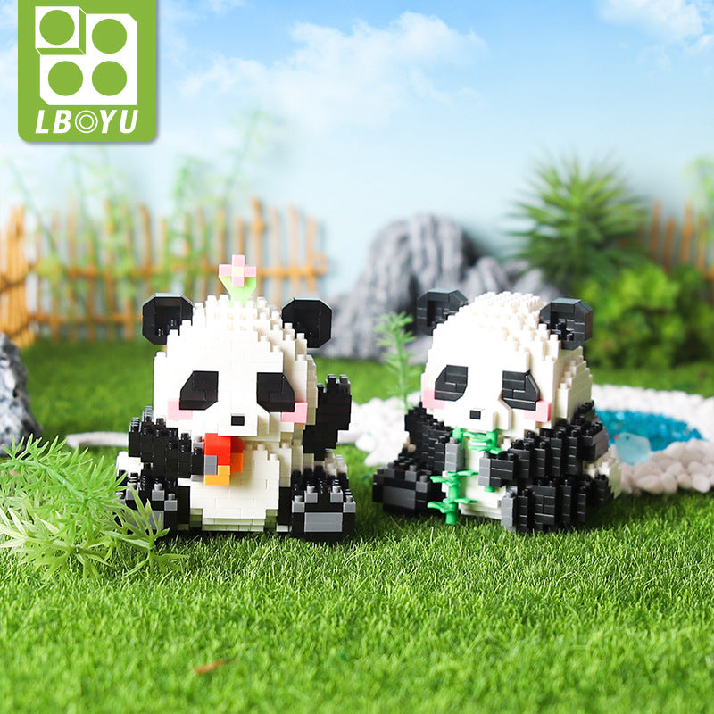 Panda - Mini Bricks Building Blocks Toys（No.7642）