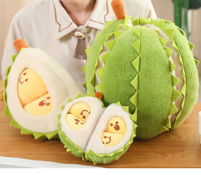 Whole Durian Set Plush Doll
