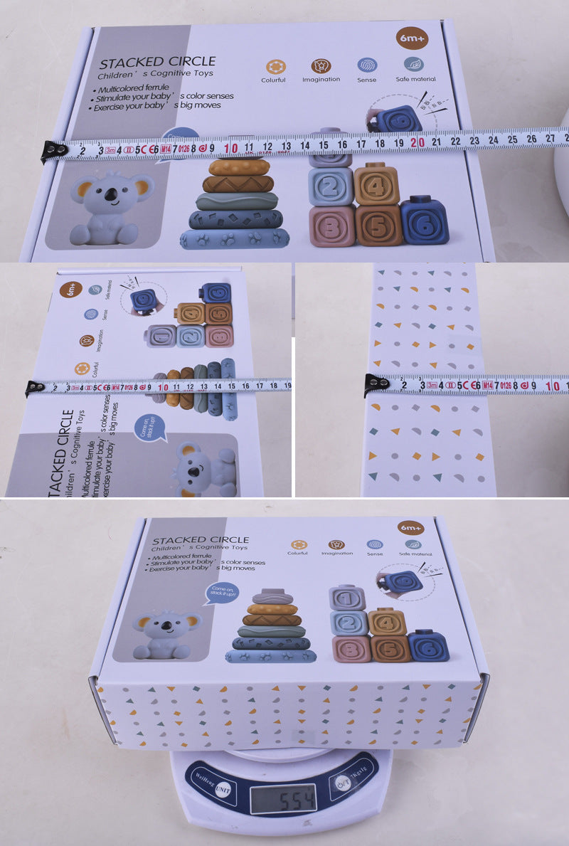 Stacked Circle Set(Koala+Block Set+Stacking Circle)