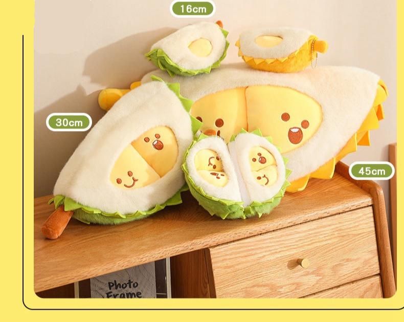 A slice of Durian Plush Doll(Green)