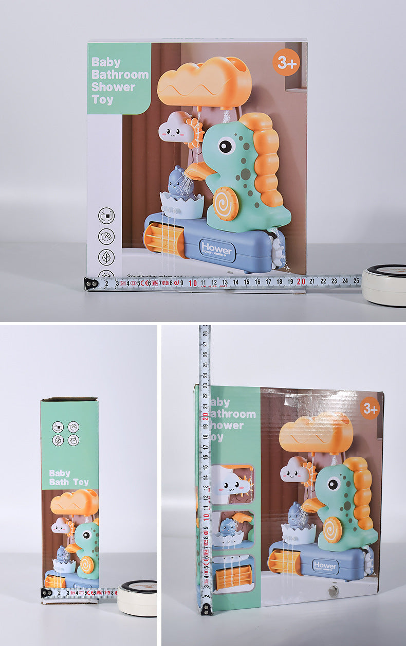 Plastic Dinosaurs Baby Bathroom Shower Toy Set