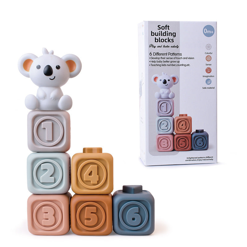 Soft Building Block with Koala(6 different patterns）