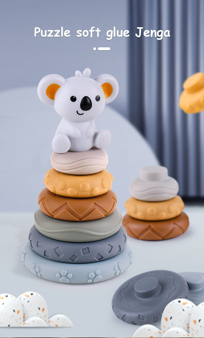 Stacked Circle with Koala