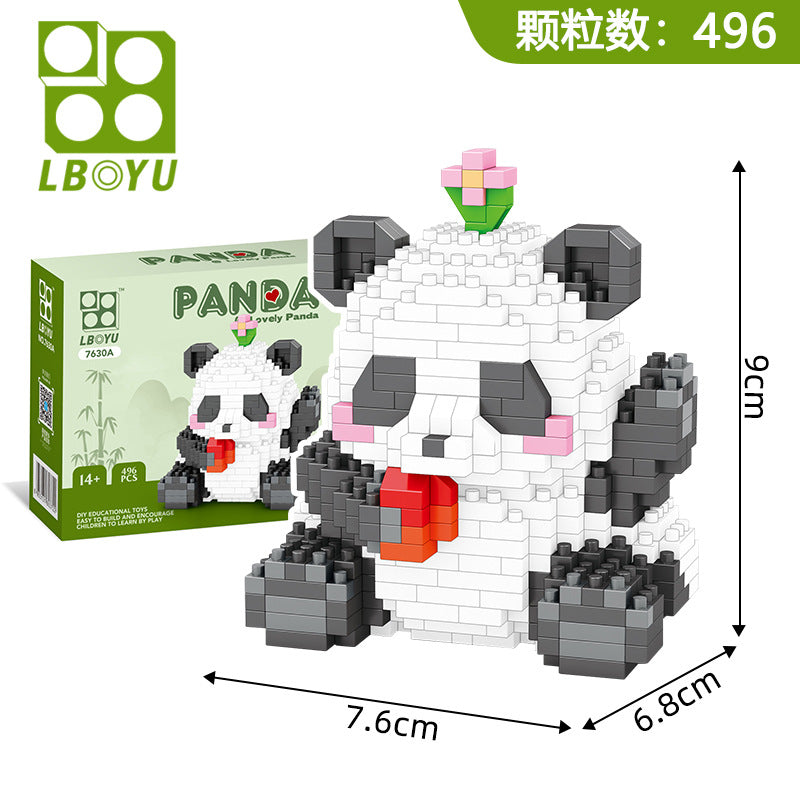 Panda - Mini Bricks Building Blocks Toys(No.7630)