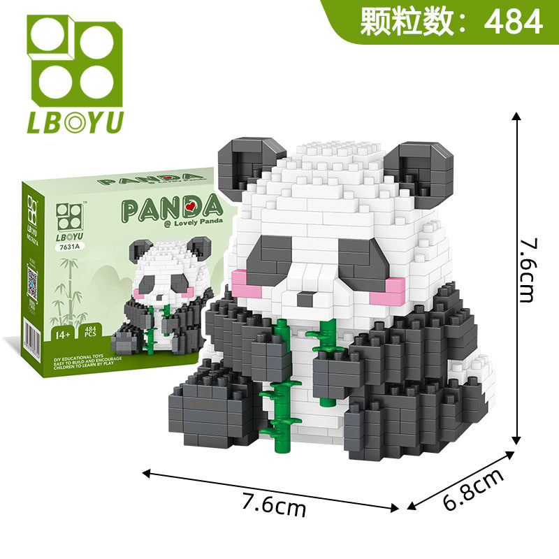 Panda - Mini Bricks Building Blocks Toys（No.7631 ）