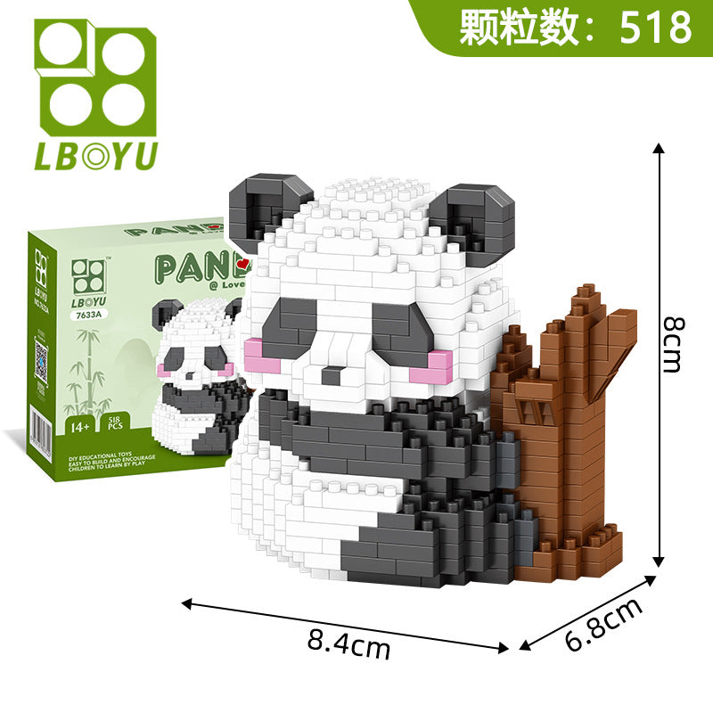 Panda - Mini Bricks Building Blocks Toys（No.7633 ）
