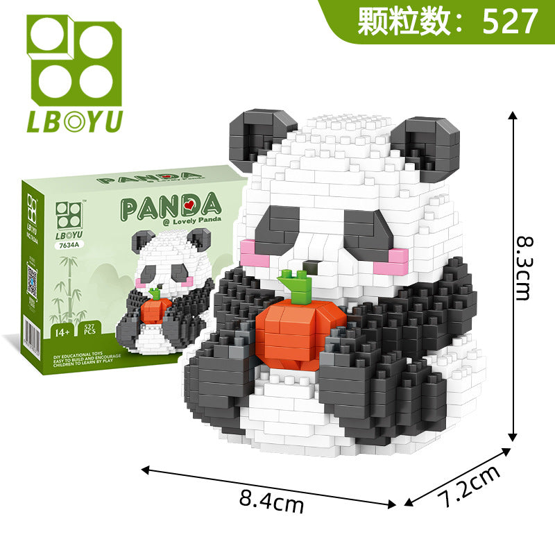 Panda - Mini Bricks Building Blocks Toys（No.7634 ）