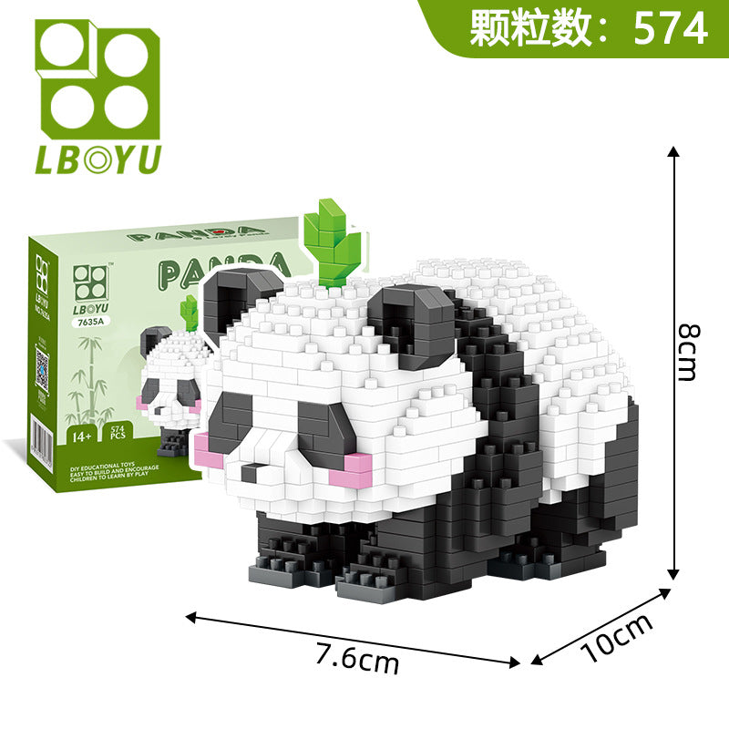 Panda - Mini Bricks Building Blocks Toys（No.7635 ）