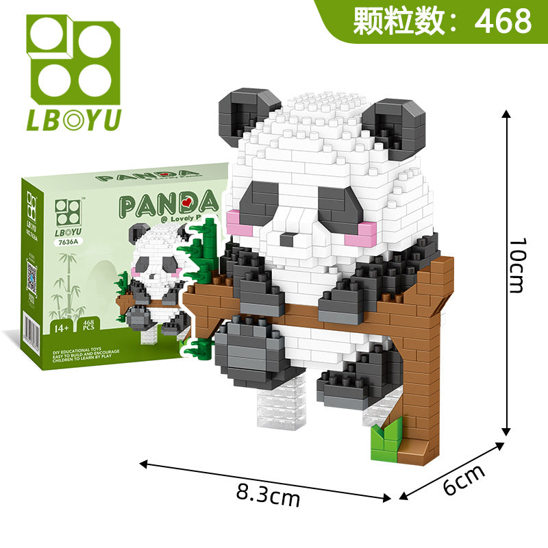 Panda - Mini Bricks Building Blocks Toys（No.7636 ）