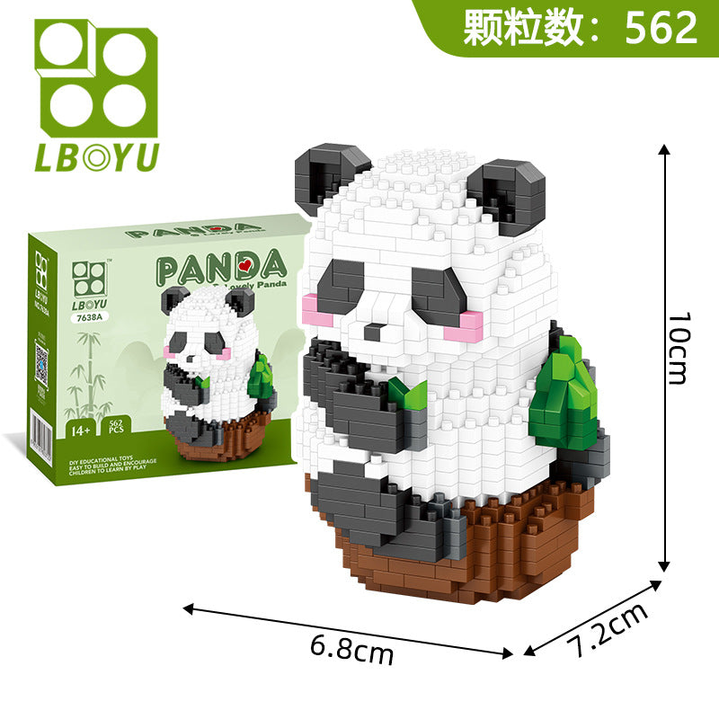 Panda - Mini Bricks Building Blocks Toys（No.7638）