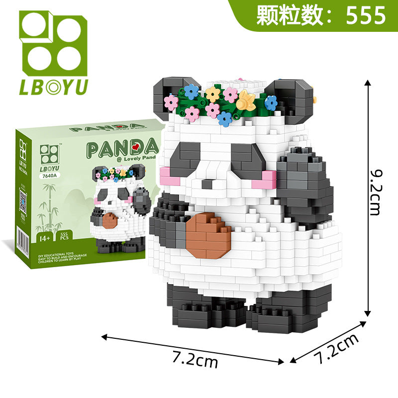 Panda - Mini Bricks Building Blocks Toys（No.7640）