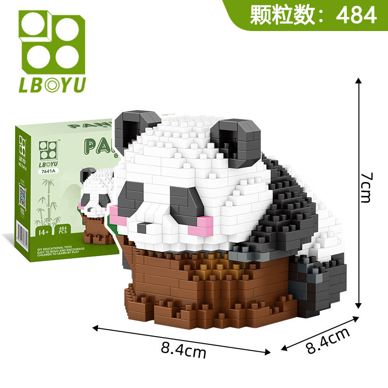 Panda - Mini Bricks Building Blocks Toys（No.7641）