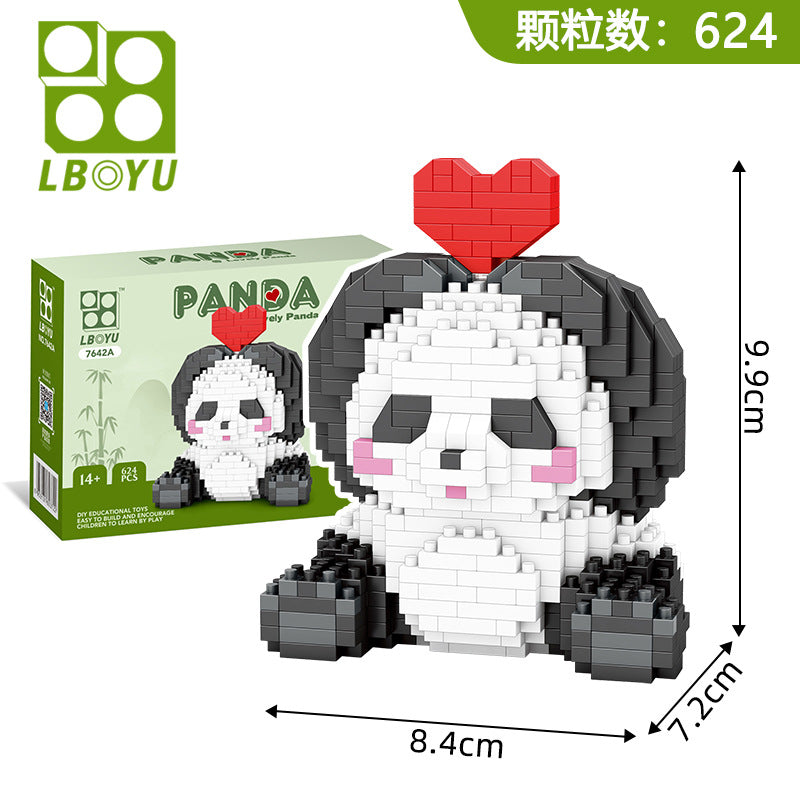 Panda - Mini Bricks Building Blocks Toys（No.7642）